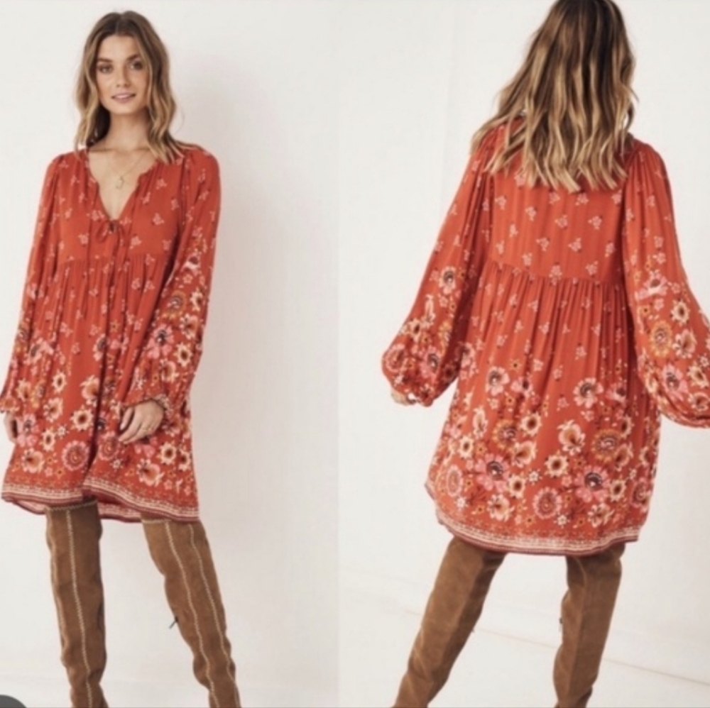 Spell Joni Campfire Tunic Dress